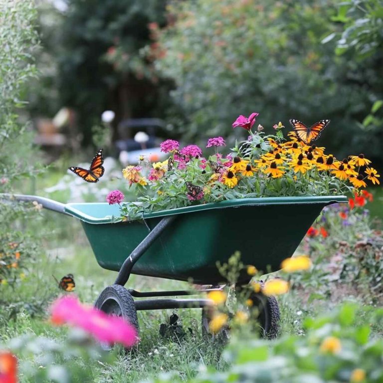 21 Wheelbarrow Planter Ideas for a Beautifully Unique Garden