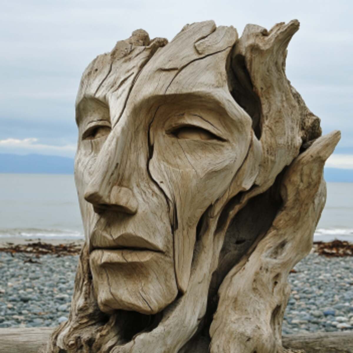 Driftwood sculptures