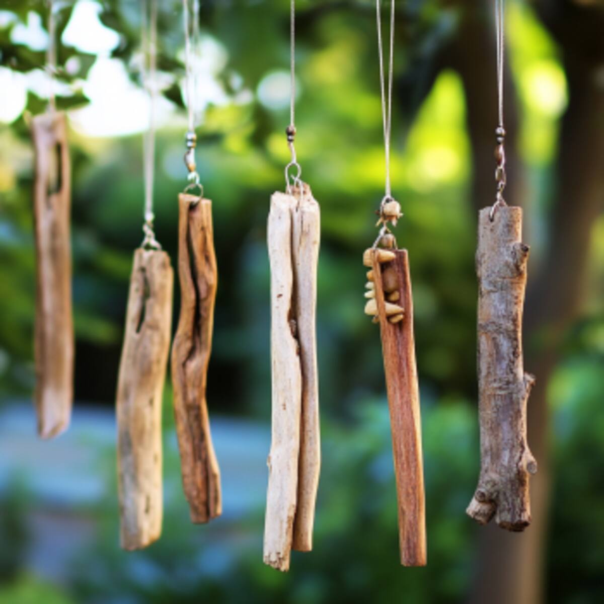 Driftwood wind chimes