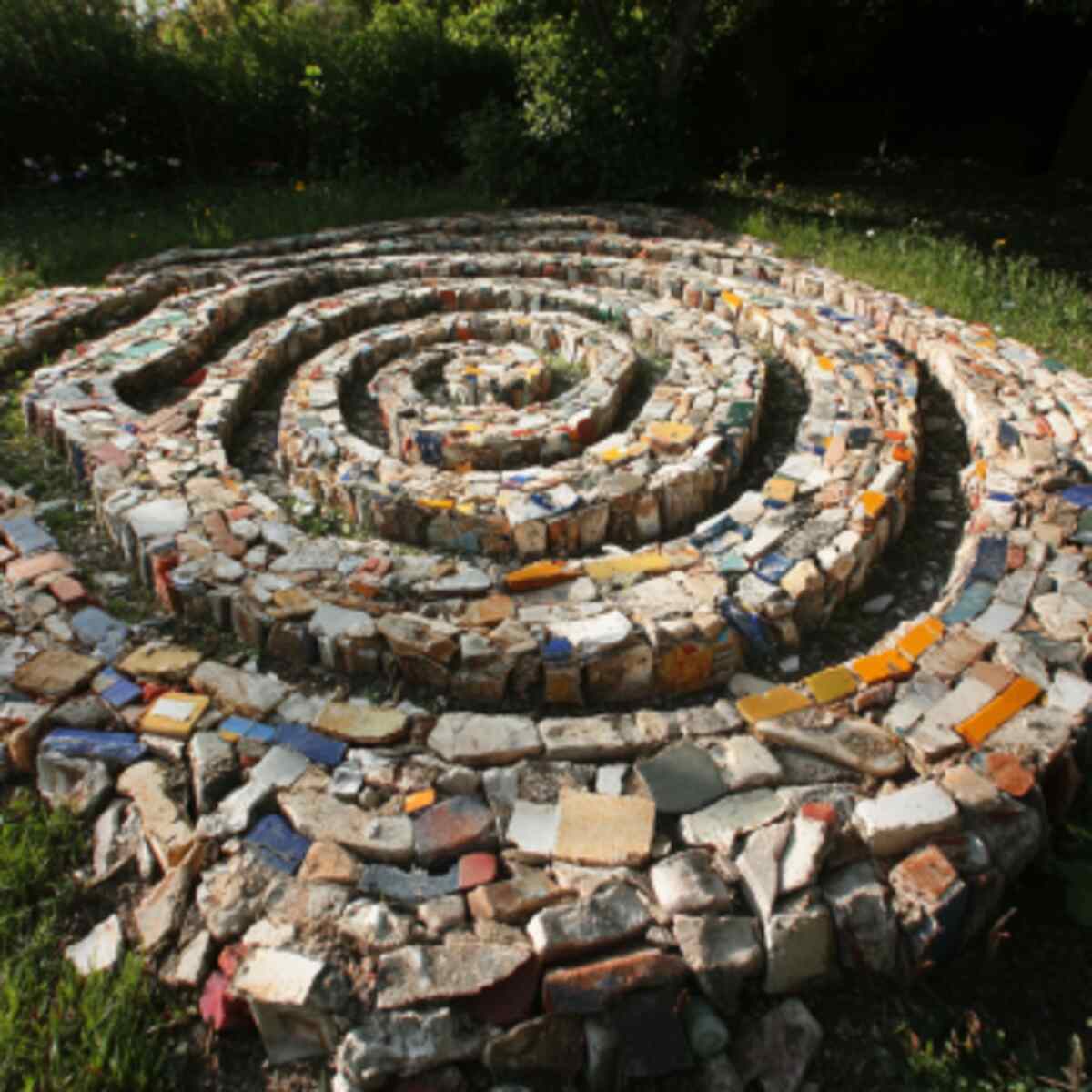 Recycled Material Labyrinth