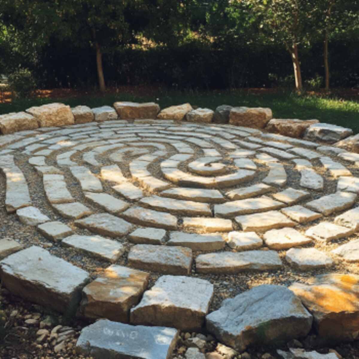 Stone Path Labyrinth