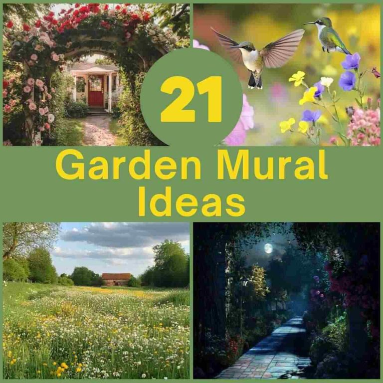21 MustTry Garden Mural Ideas for a More Beautiful Backyard!