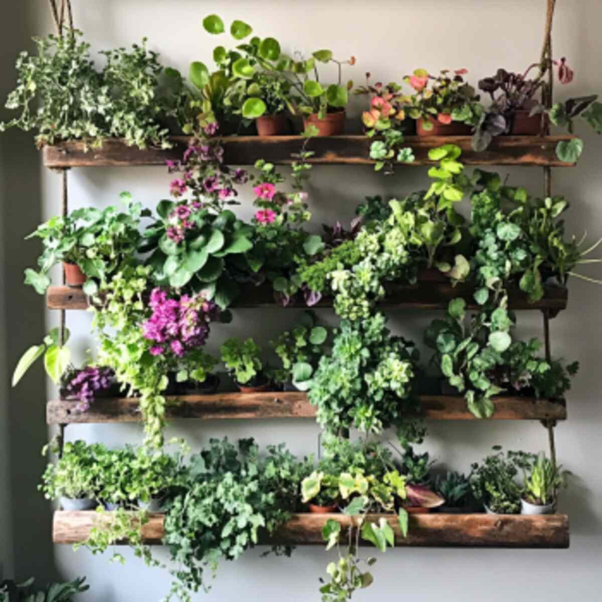 Crib Rail Vertical Garden