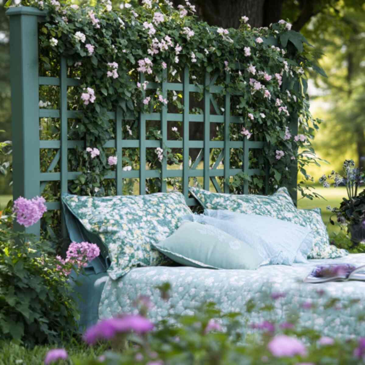Headboard Garden Trellis