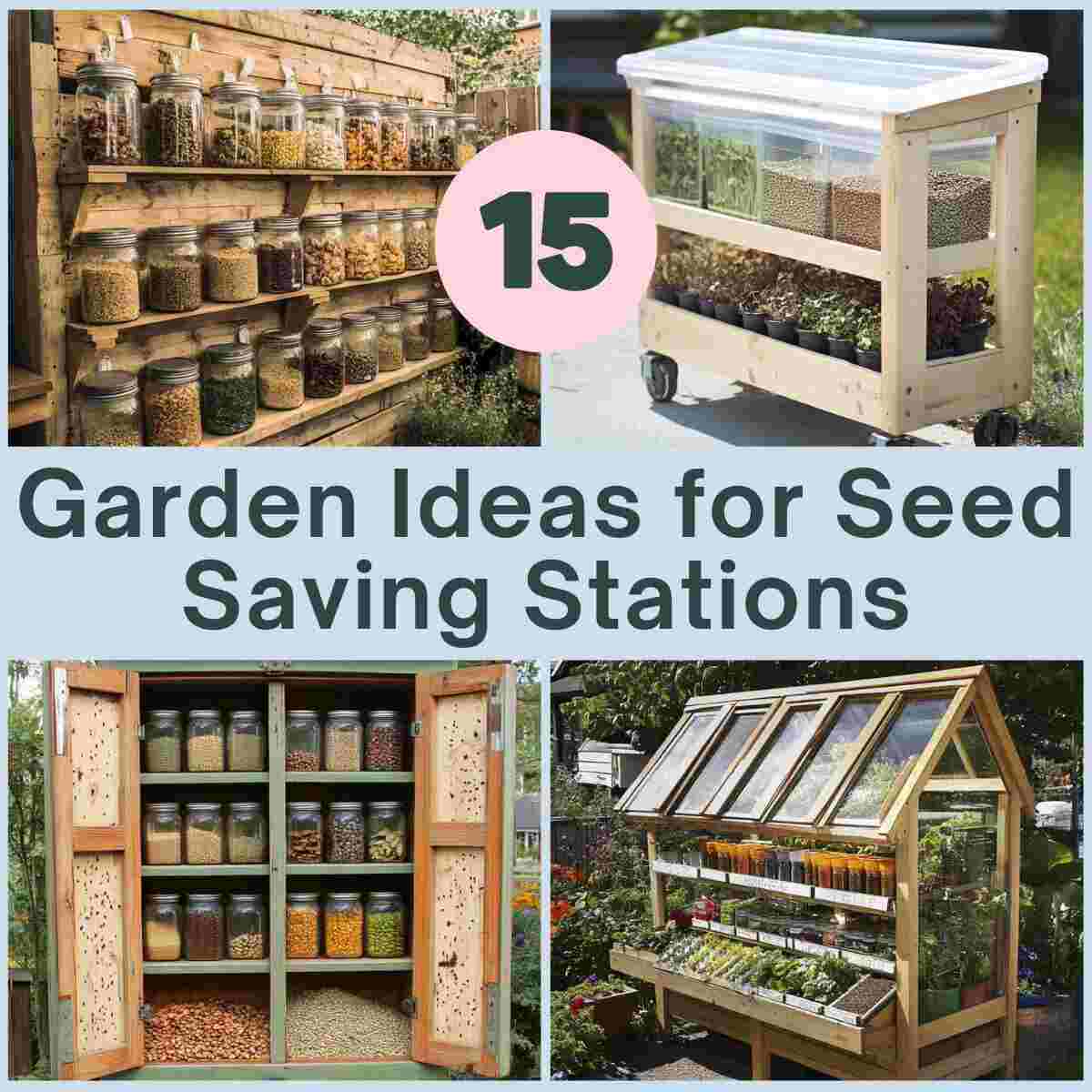 Garden Ideas for Seed Saving Stations