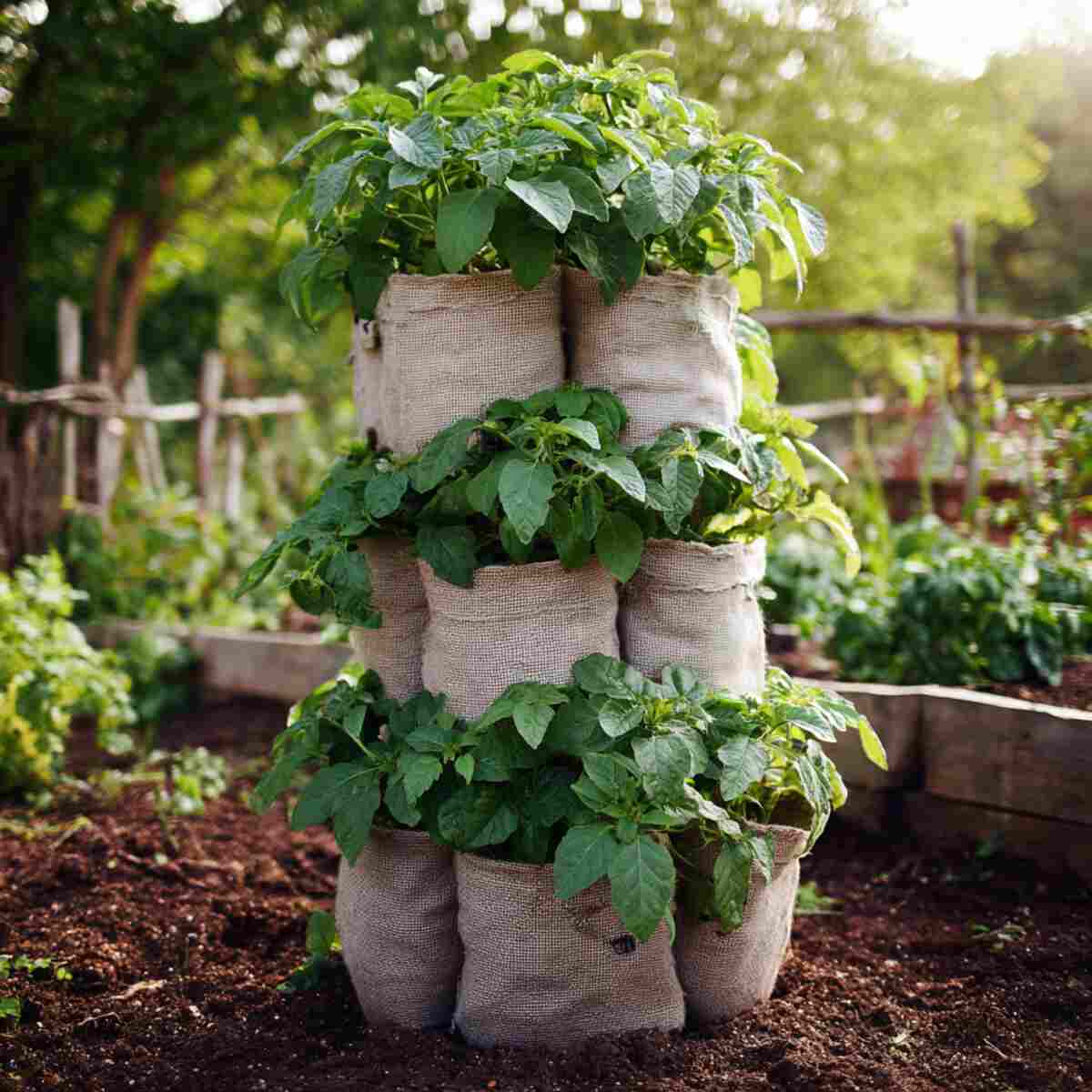 Fabric Pot Stack