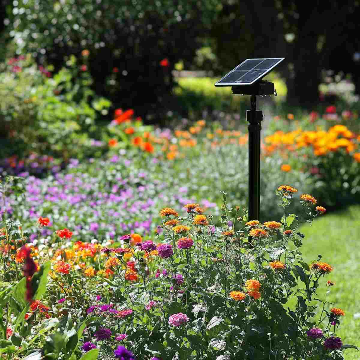 Solar-Powered Sprinkler Setup