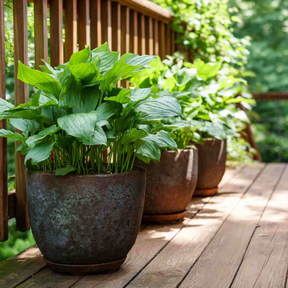 Solomon’s Seal in Low Deck Pots