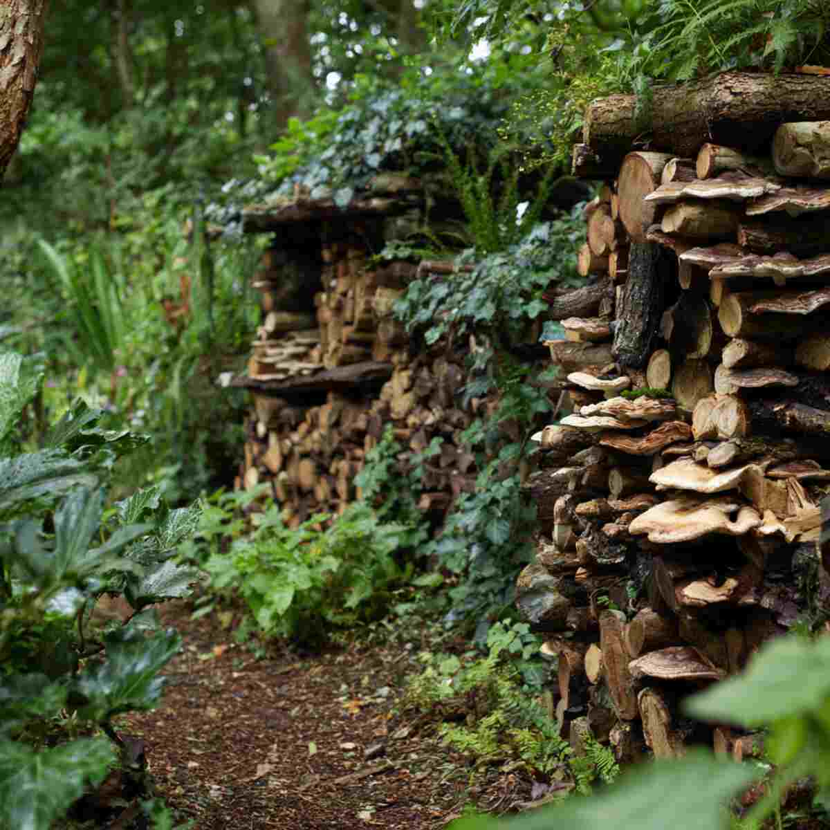 Mushroom Log Stack