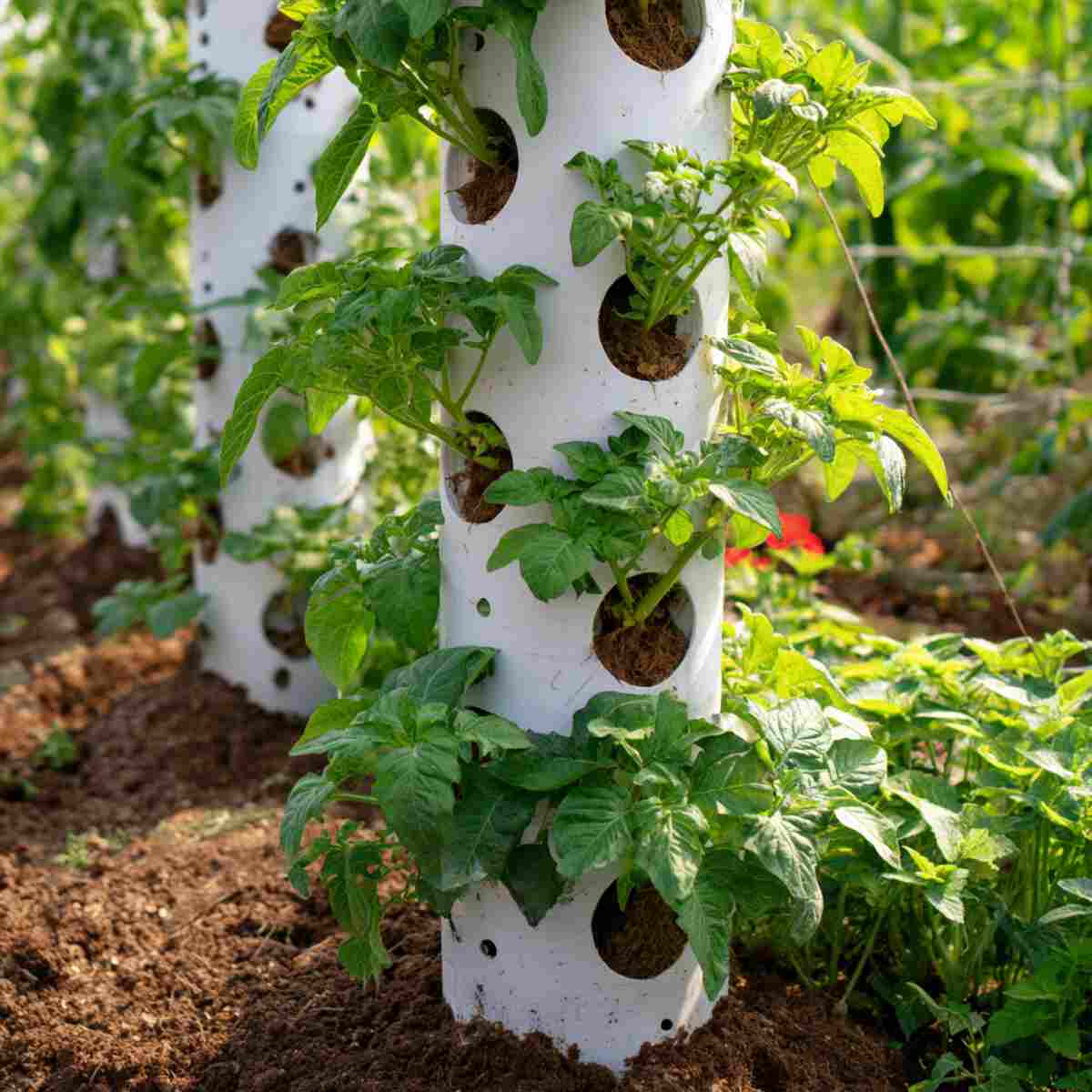PVC Pipe Potato Planter