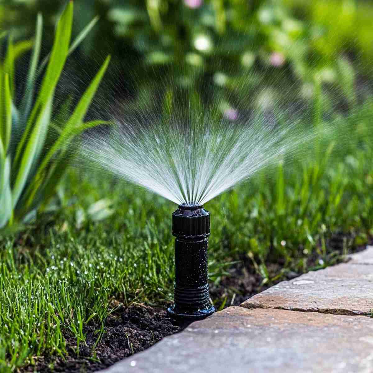 Pop-Up Sprinkler Heads with Garden Hose