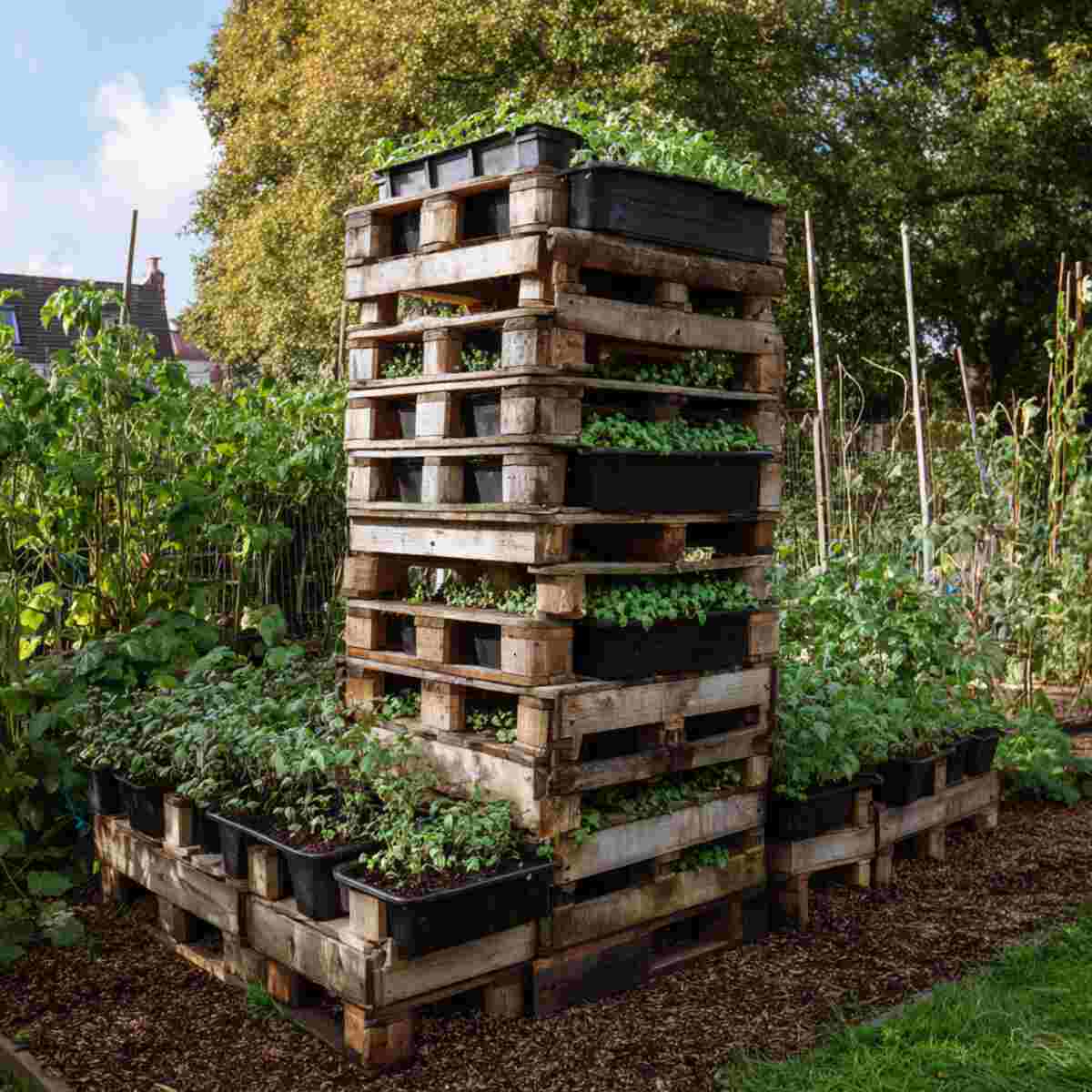 Pallet Frame Tower