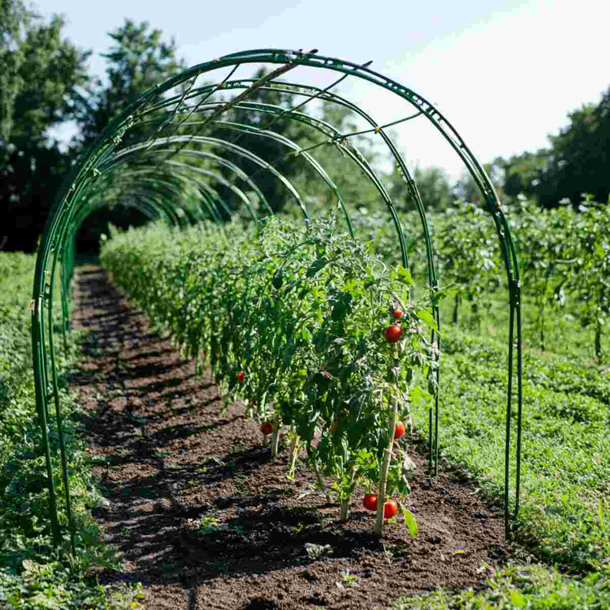 Tomato Cage Tunnel