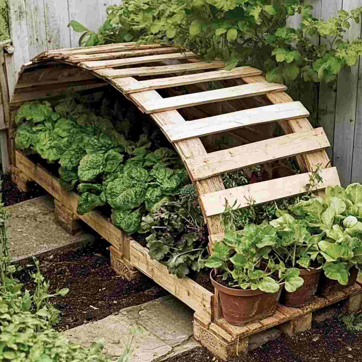 Recycled Pallet Tunnel