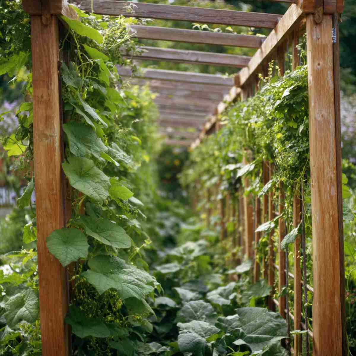 Vertical Vine Trellises