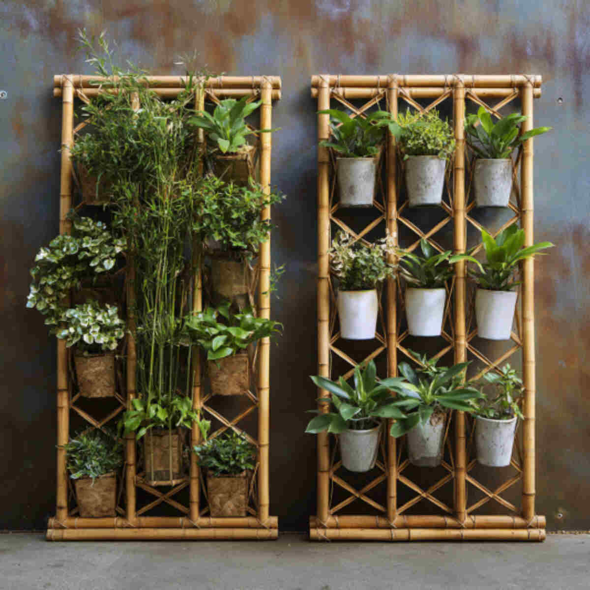 Bamboo Vertical Garden Frames