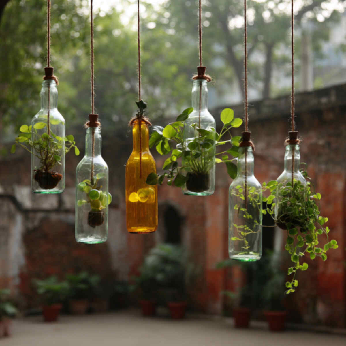 Inverted Bottle Planters