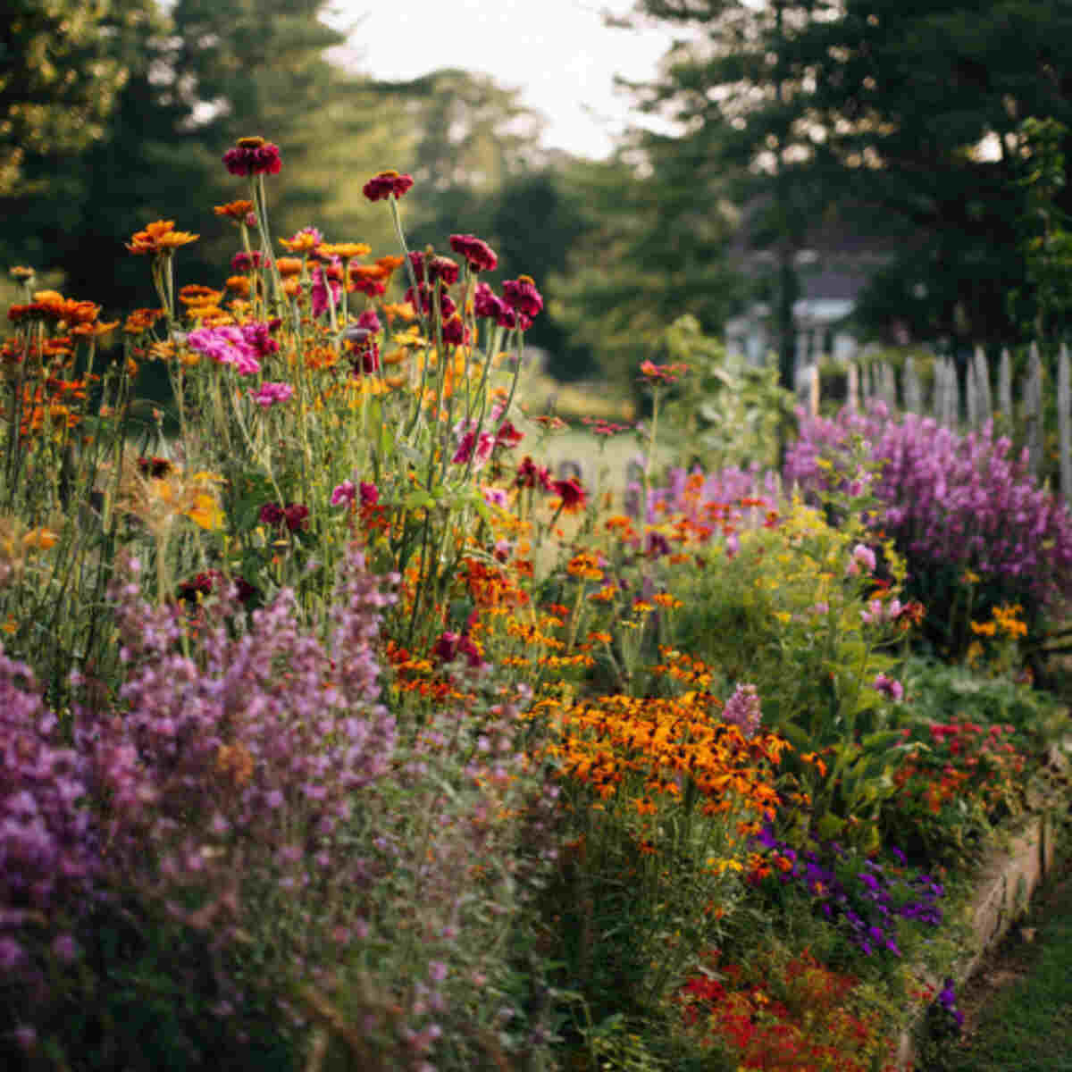 Seasonal Dye Garden with Spring, Summer, and Fall Bloomers