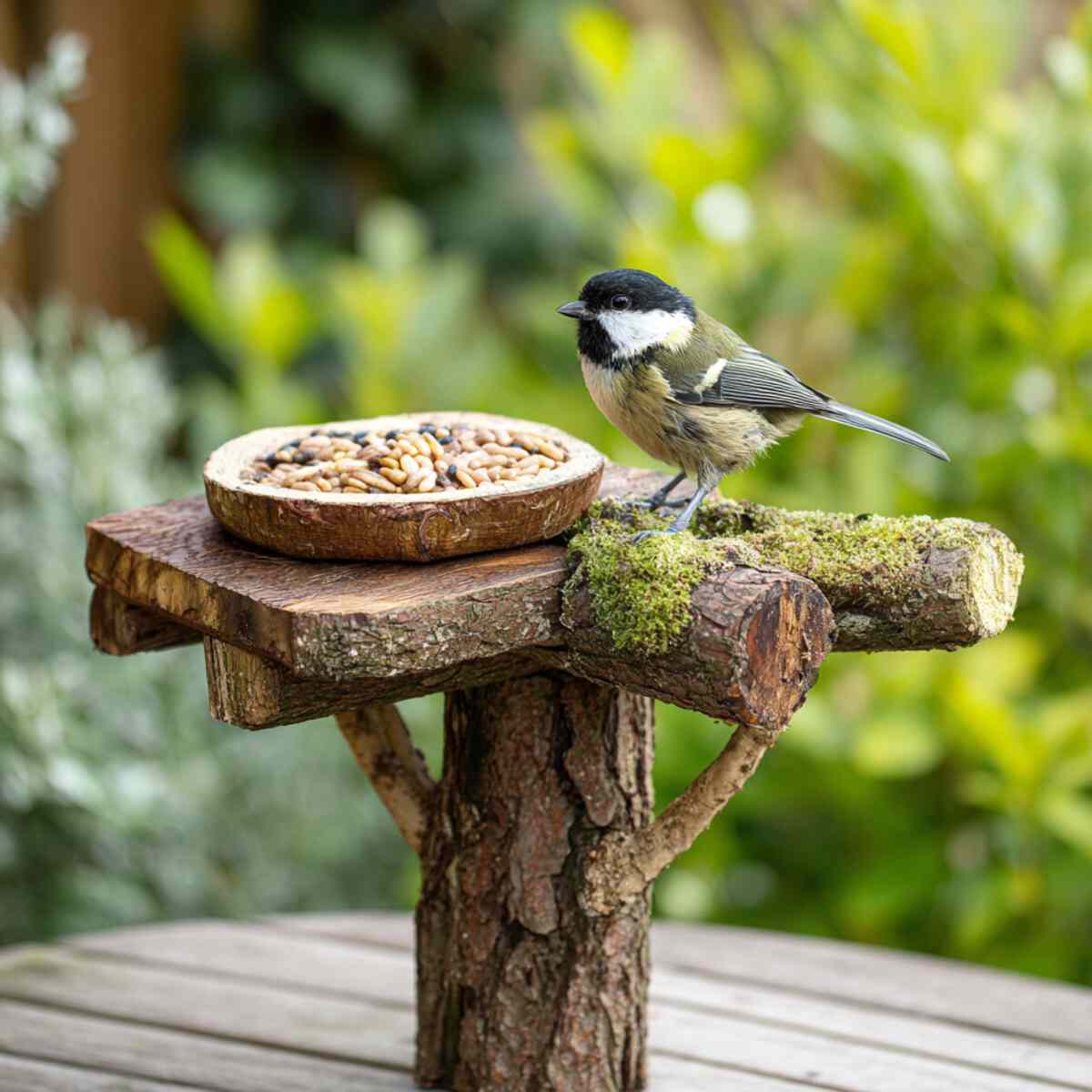 Bird Seed Platform Feeder