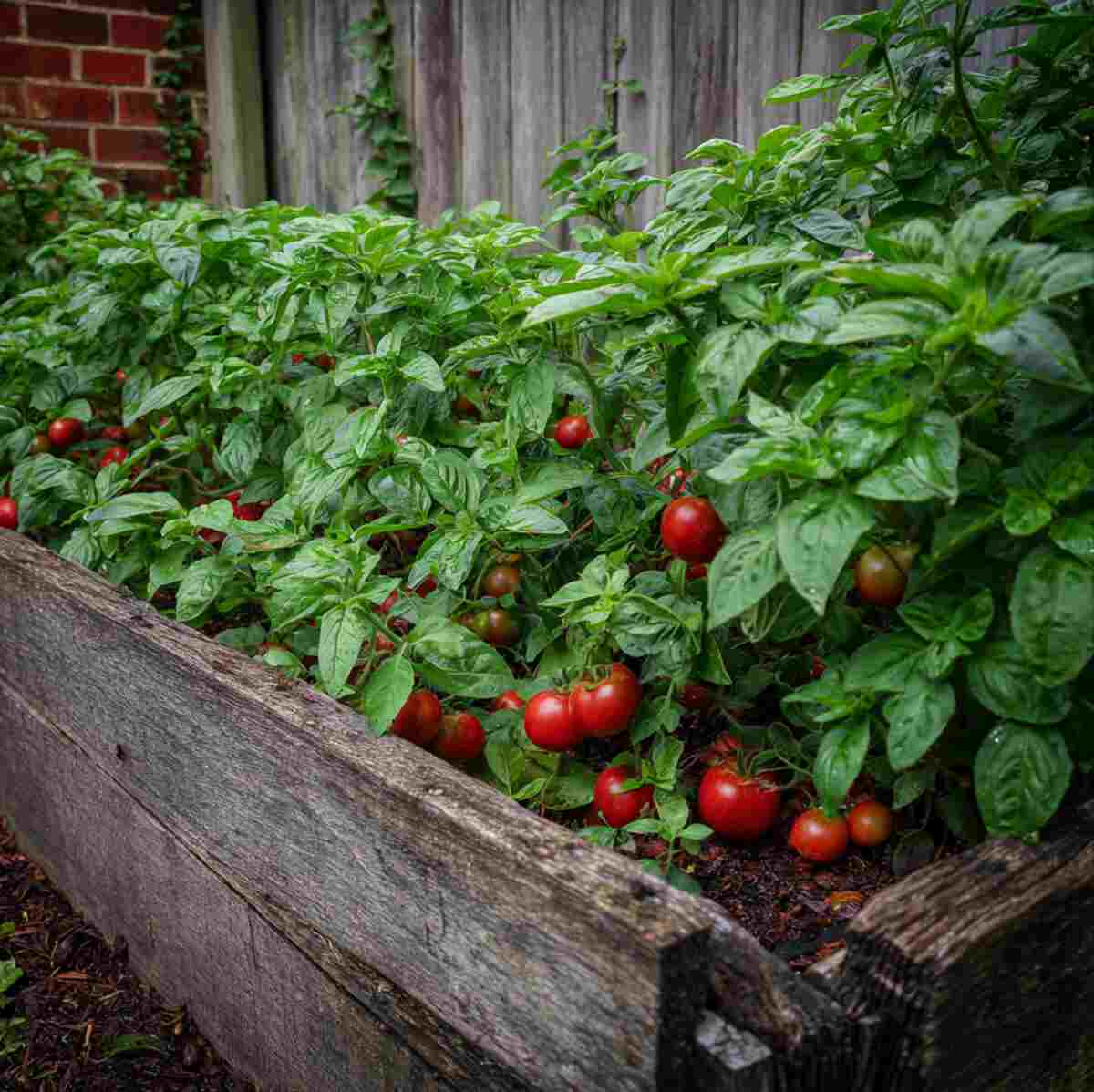 Tomato and Basil Bed