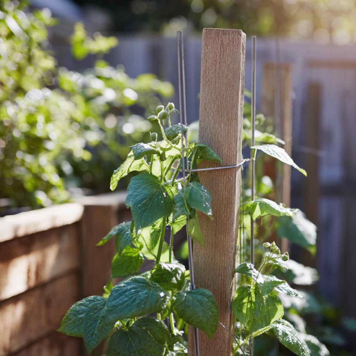 Corner Fence Pole Support