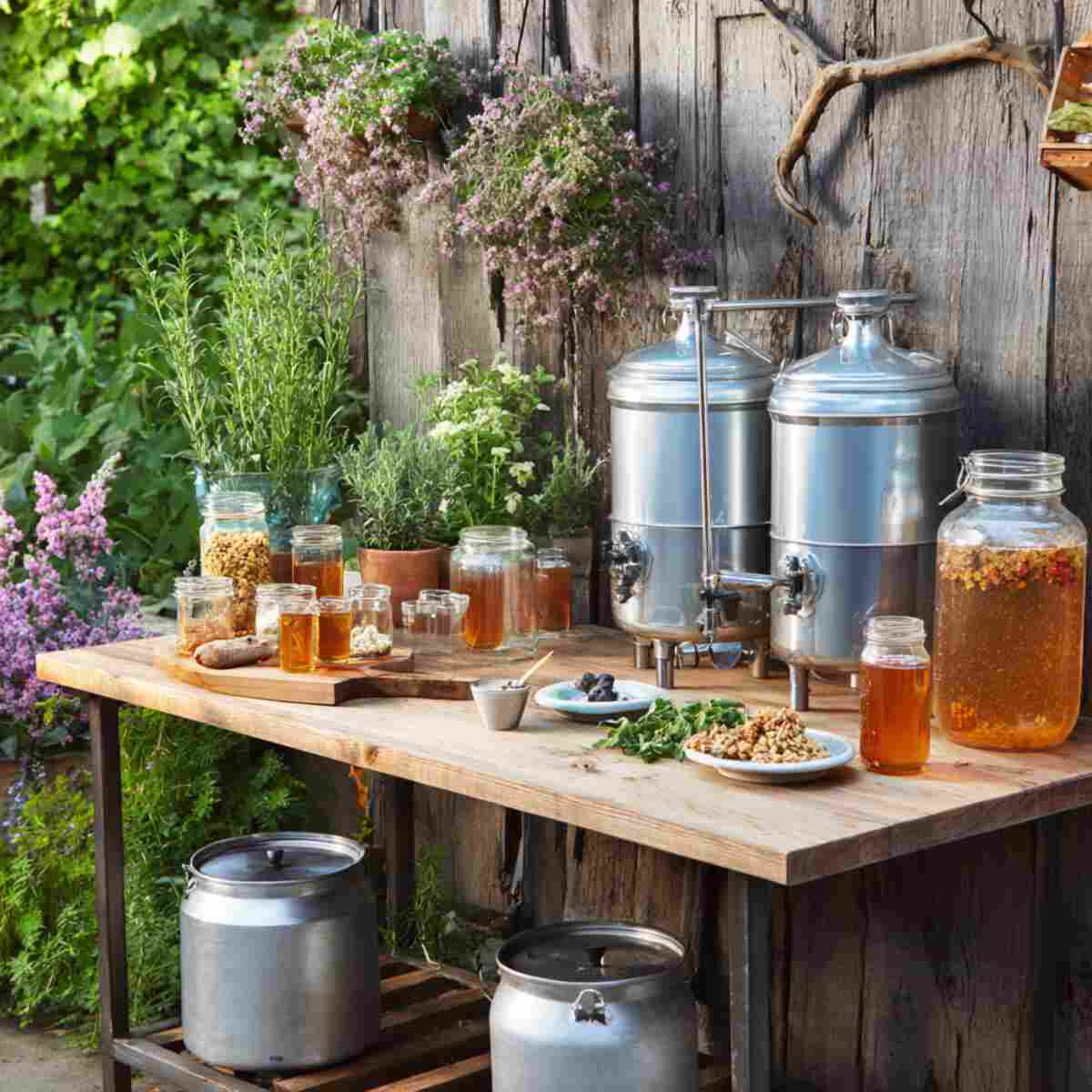 Garden-to-Ferment Tabletop Lab
