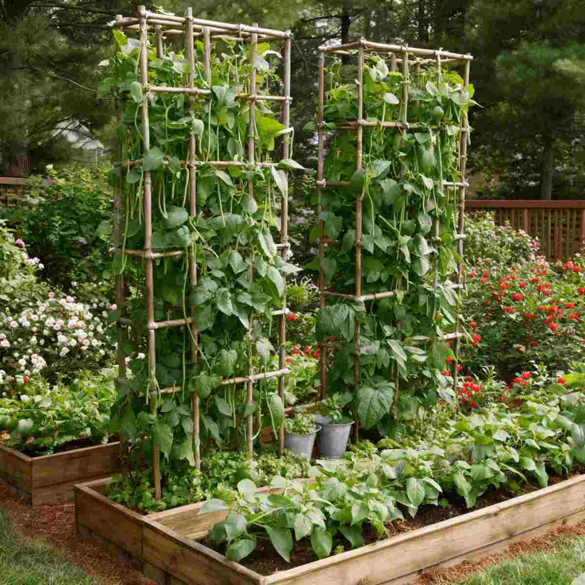 Raised Bed Pole System