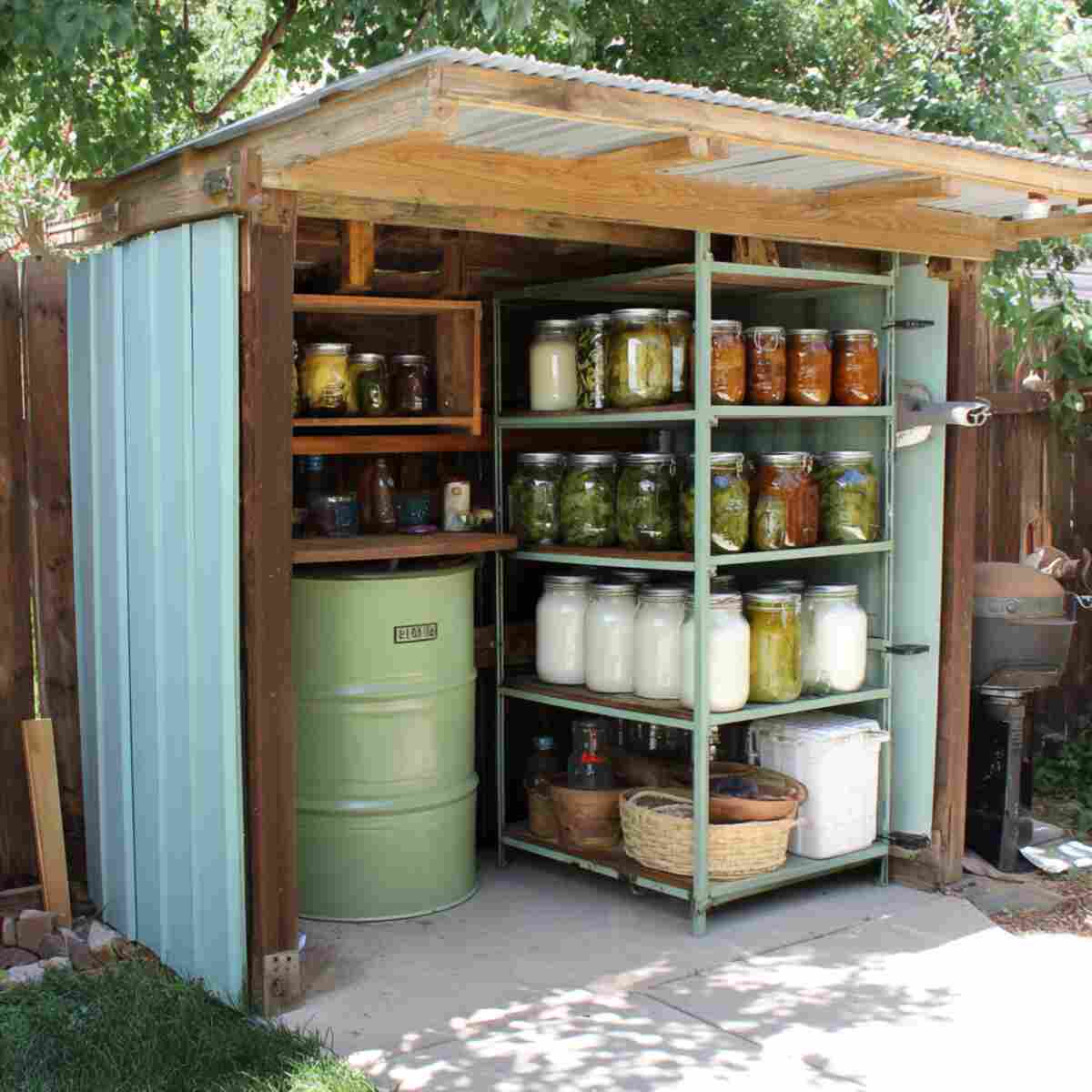 Covered Fermentation Pantry