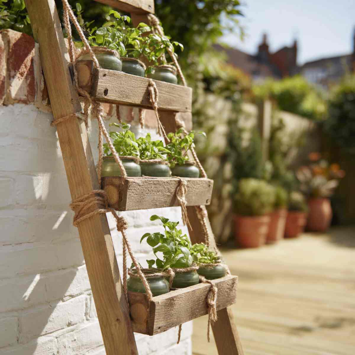 Recycled Bottle Rope Ladder