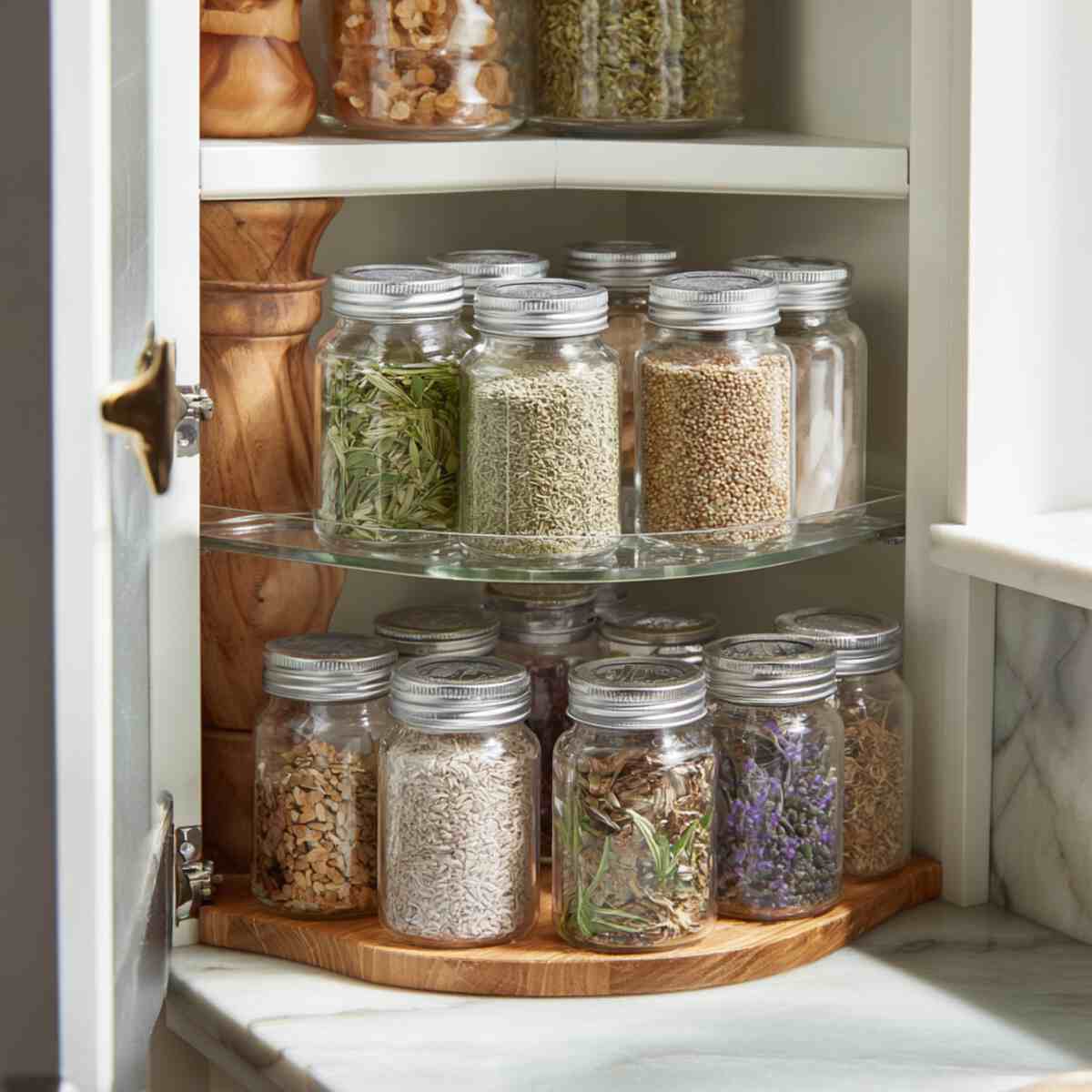 Compact Spice Cabinet Insert