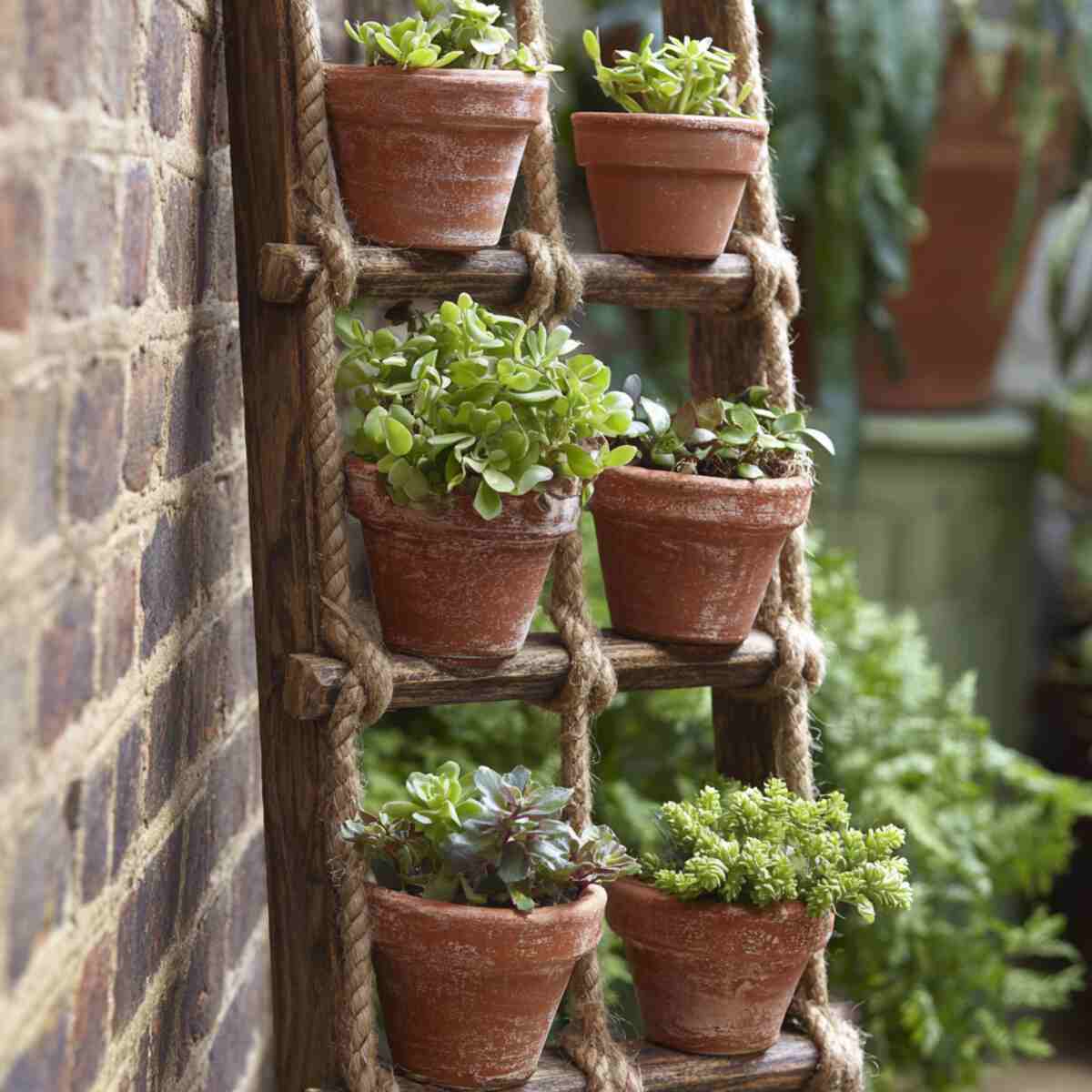 Mini Clay Pot Rope Ladder