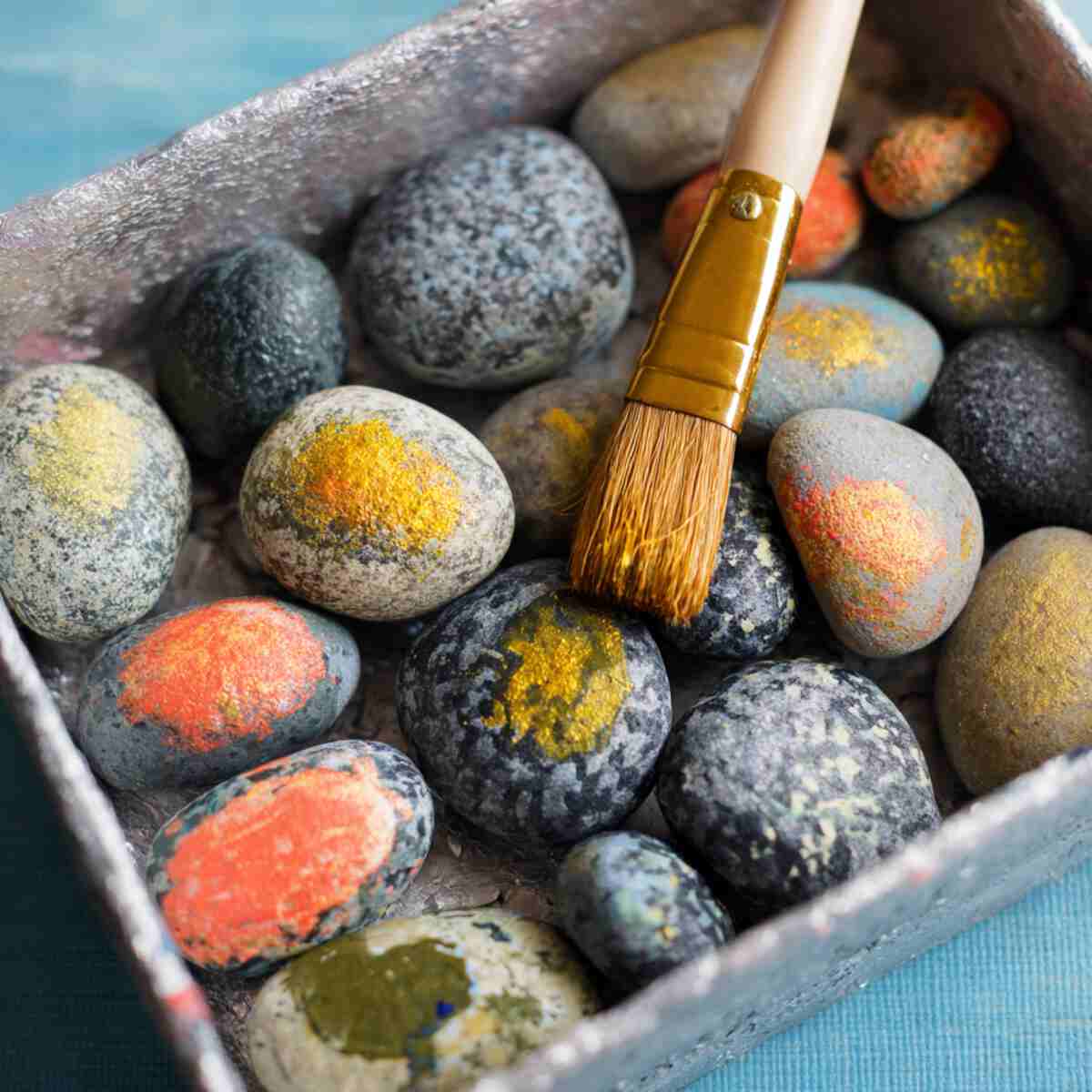 Painting Garden Rocks
