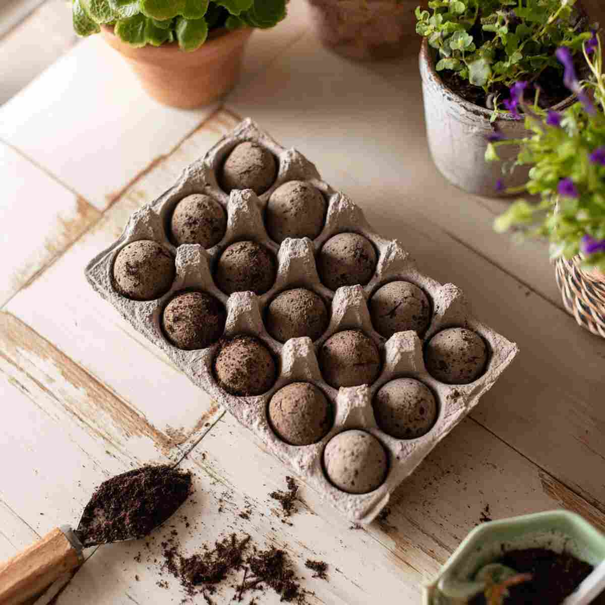 DIY Seed Bombs Mold
