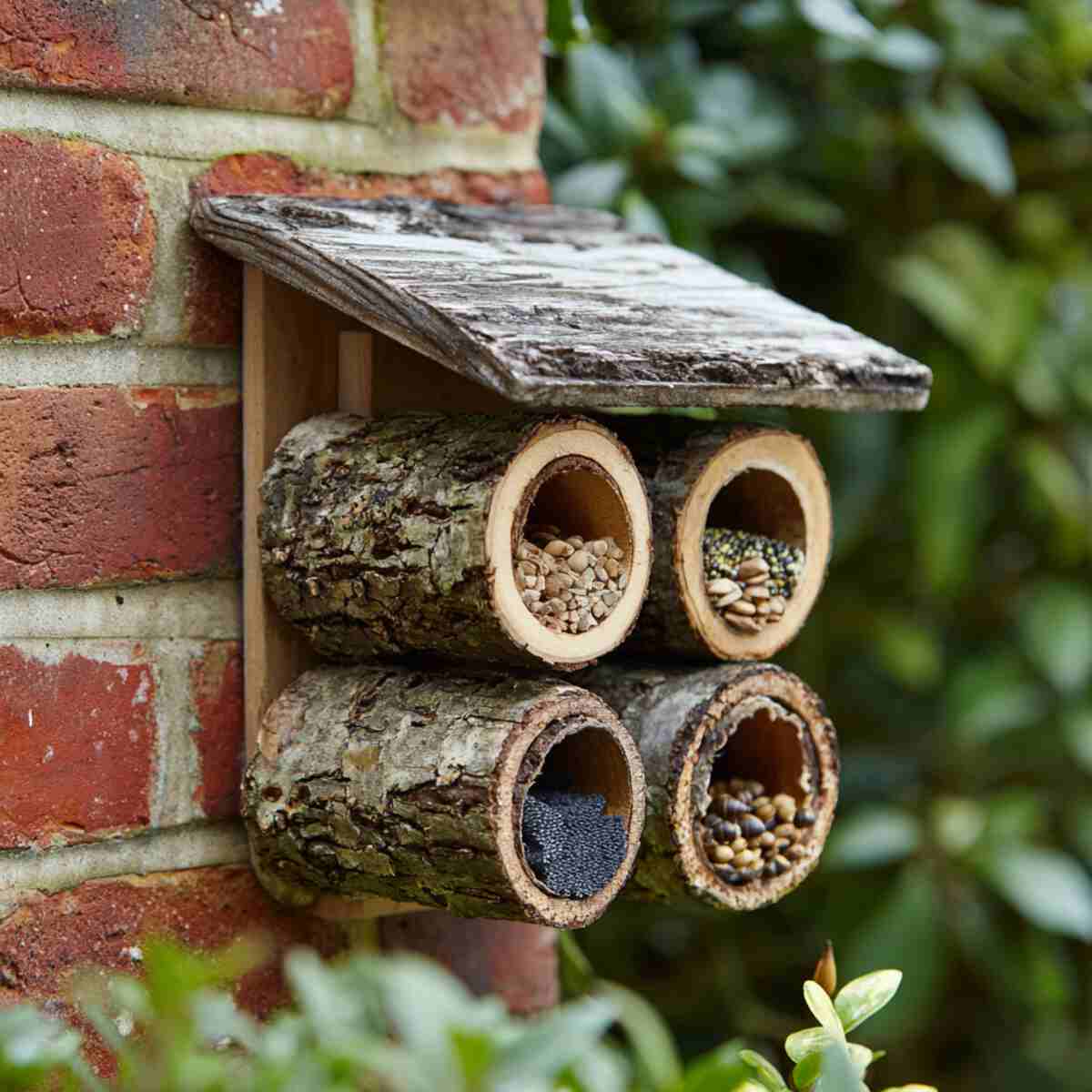 Log-Style Insect Feeding Post