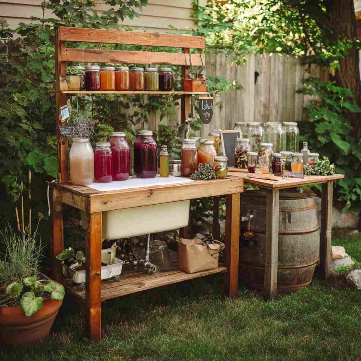 Fermented Juice Bar Setup
