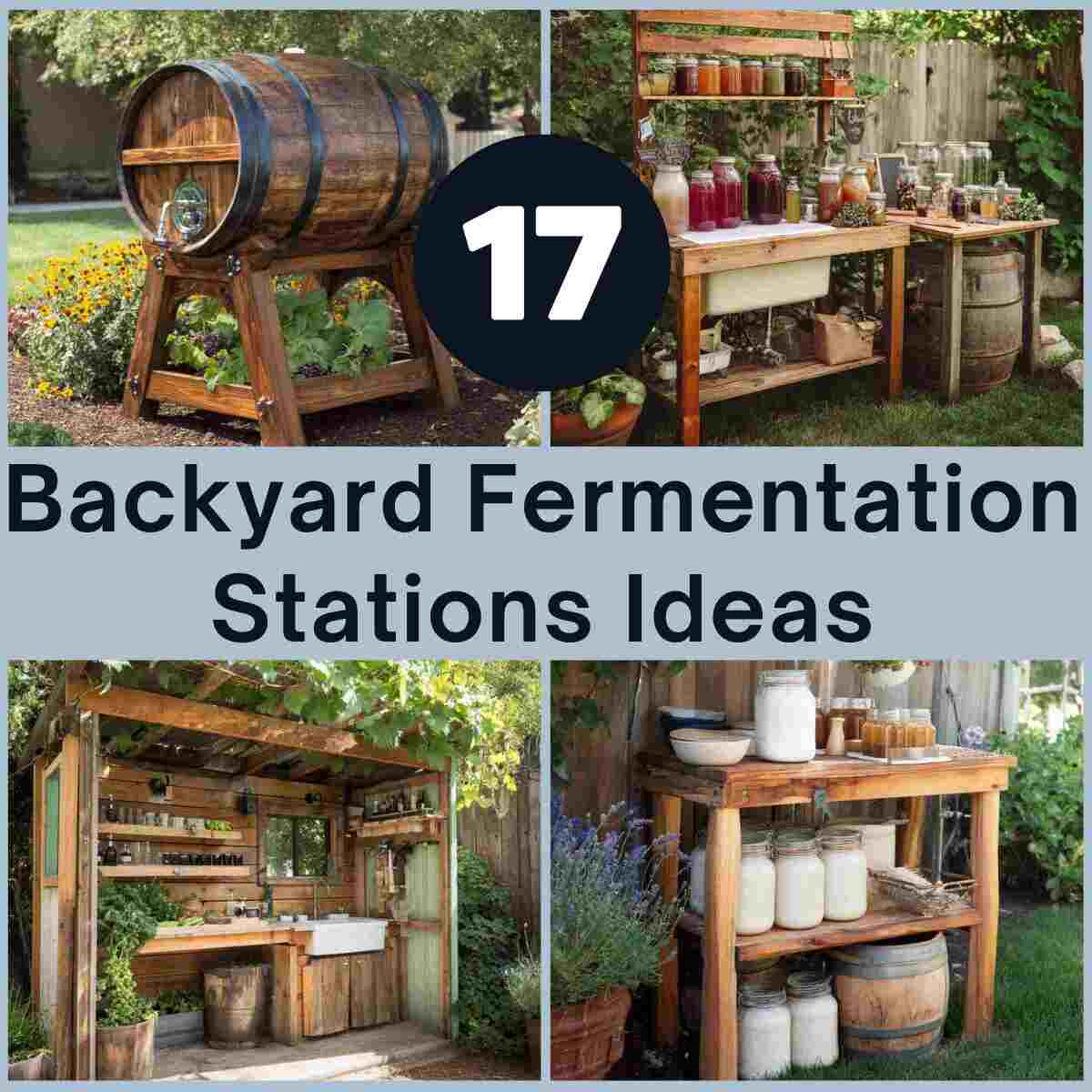 Backyard Fermentation Station Ideas