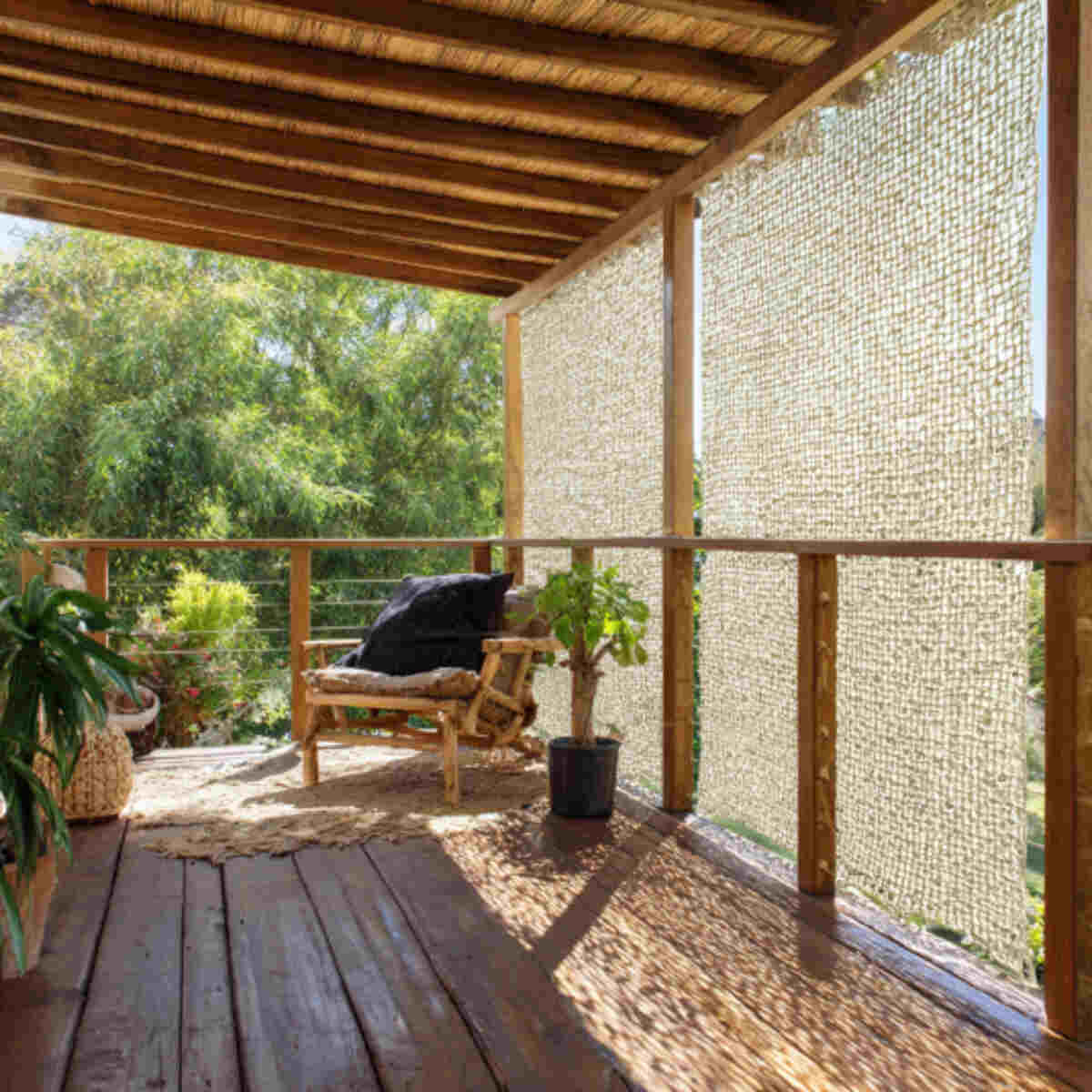 Balcony Railing Shade Screen