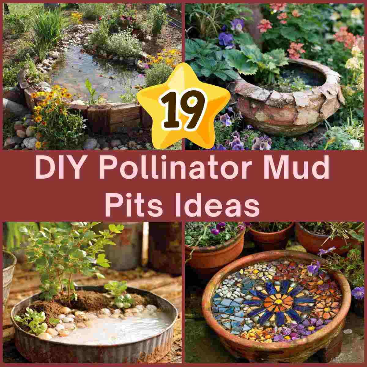 Pollinator Mud Pits Ideas