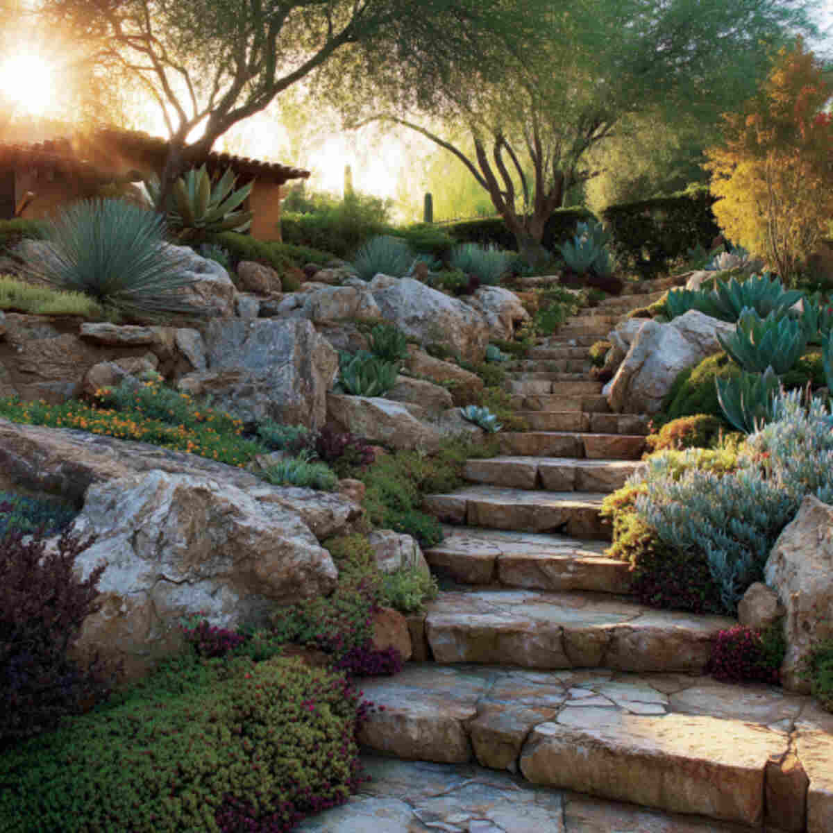 Drought-Tolerant Rock Garden