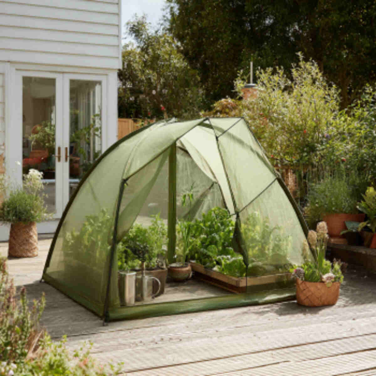 Foldable Greenhouse-style Shade Tent
