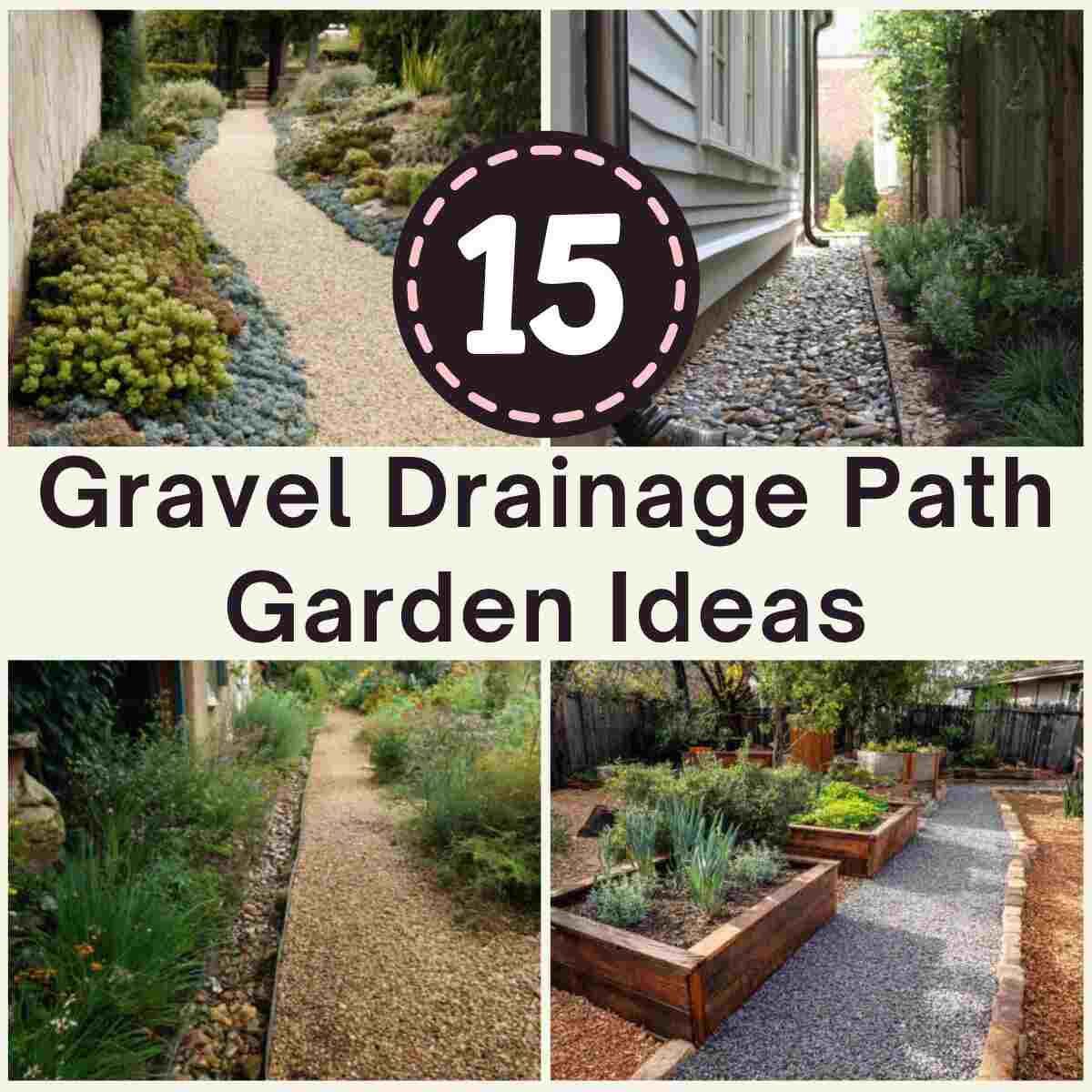 Gravel Drainage Path