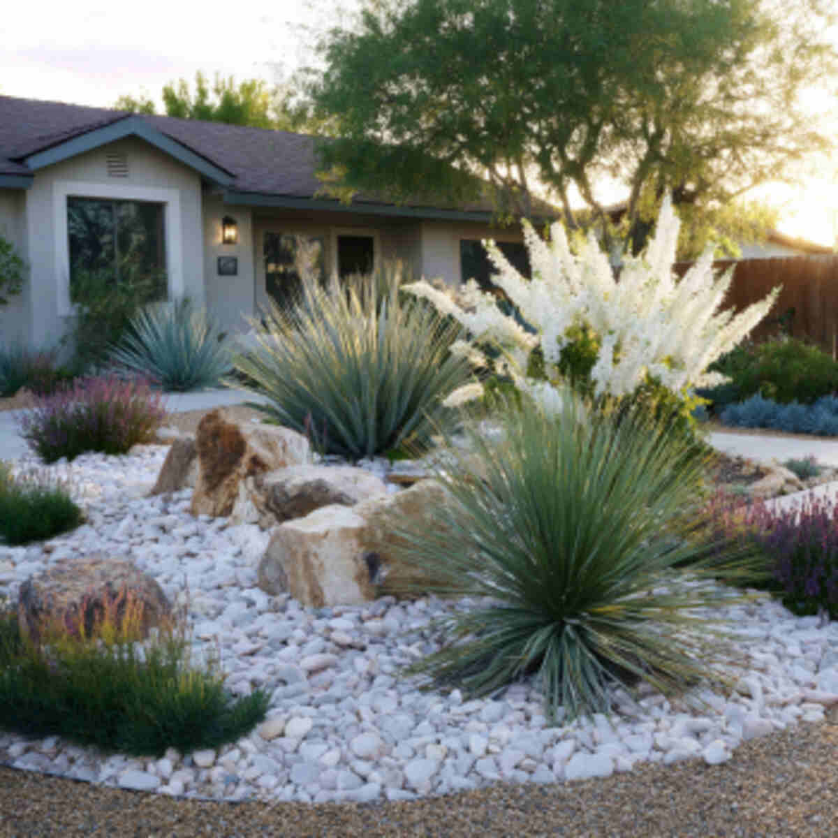 Gravel and Yucca Landscape