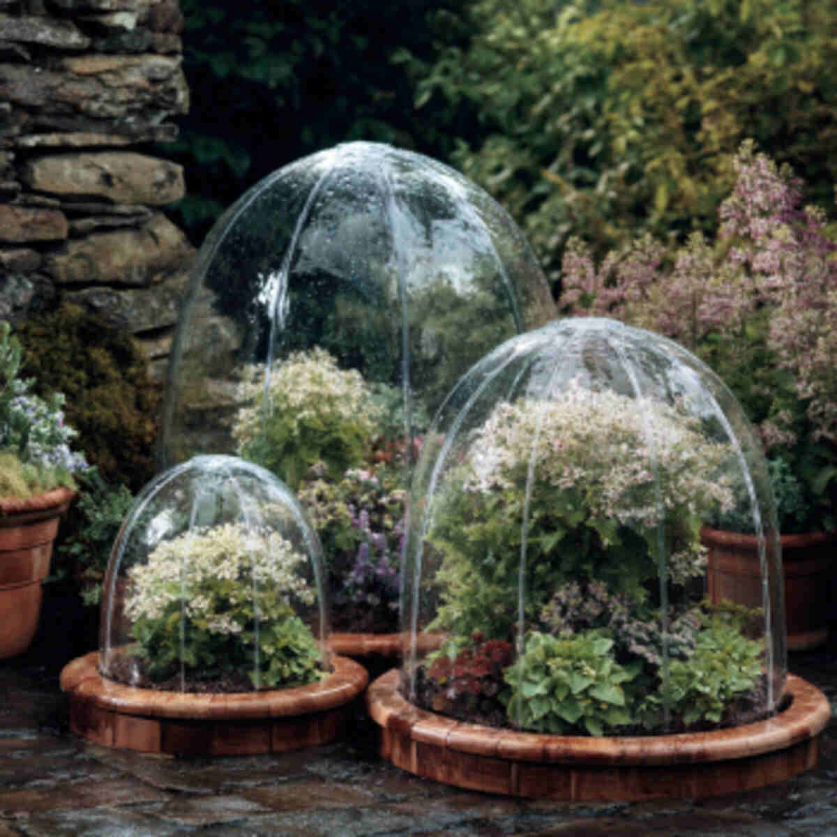 Protective Plant Domes or Cloches