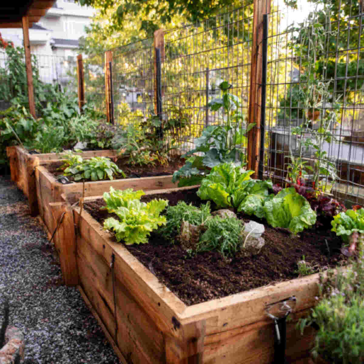 Raised Garden Beds with Drainage