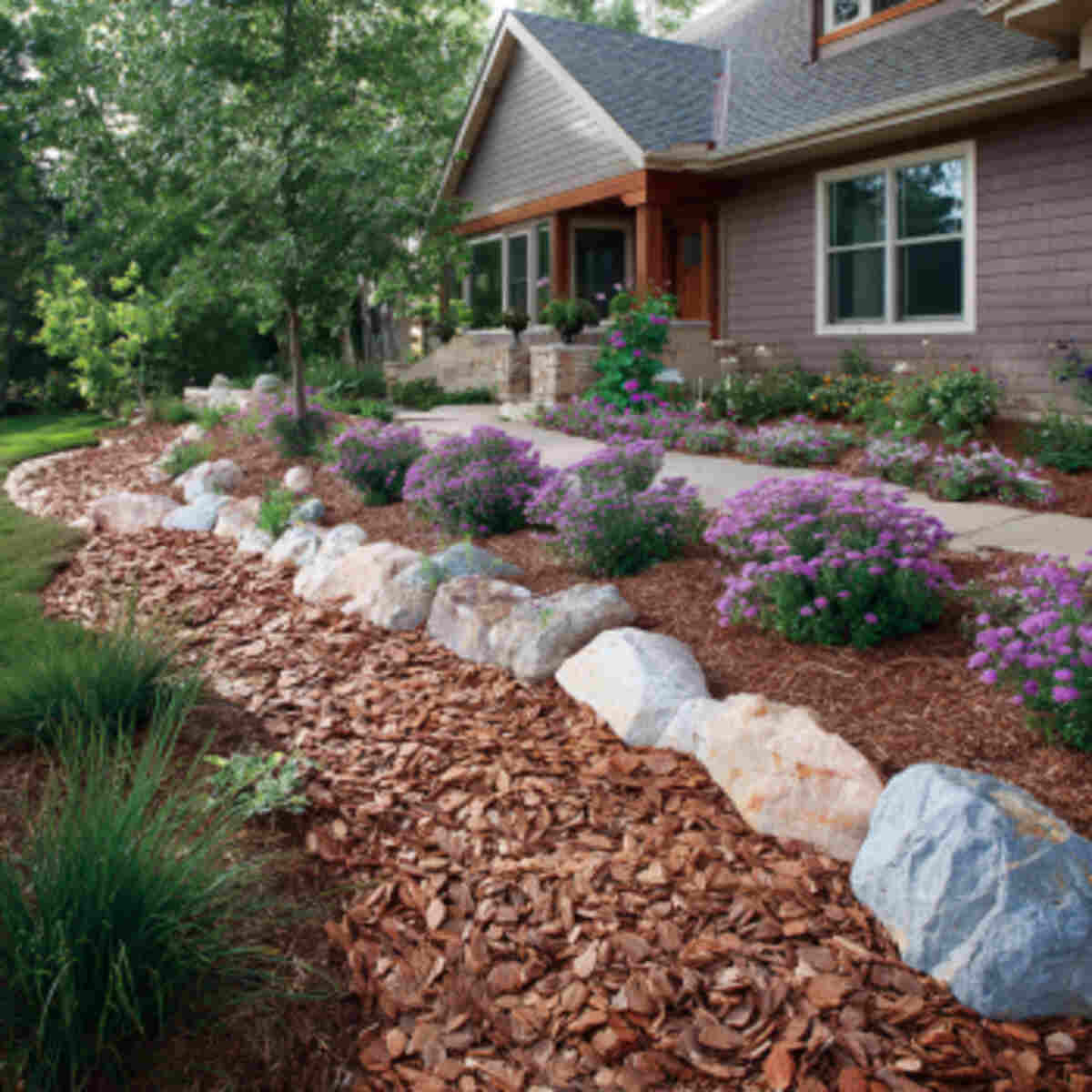 Rock Mulch to Prevent Soil Erosion
