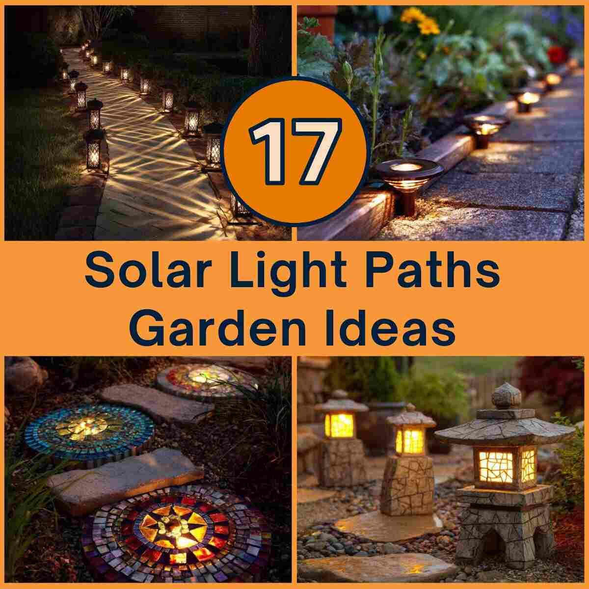 Solar Light Paths Garden Ideas