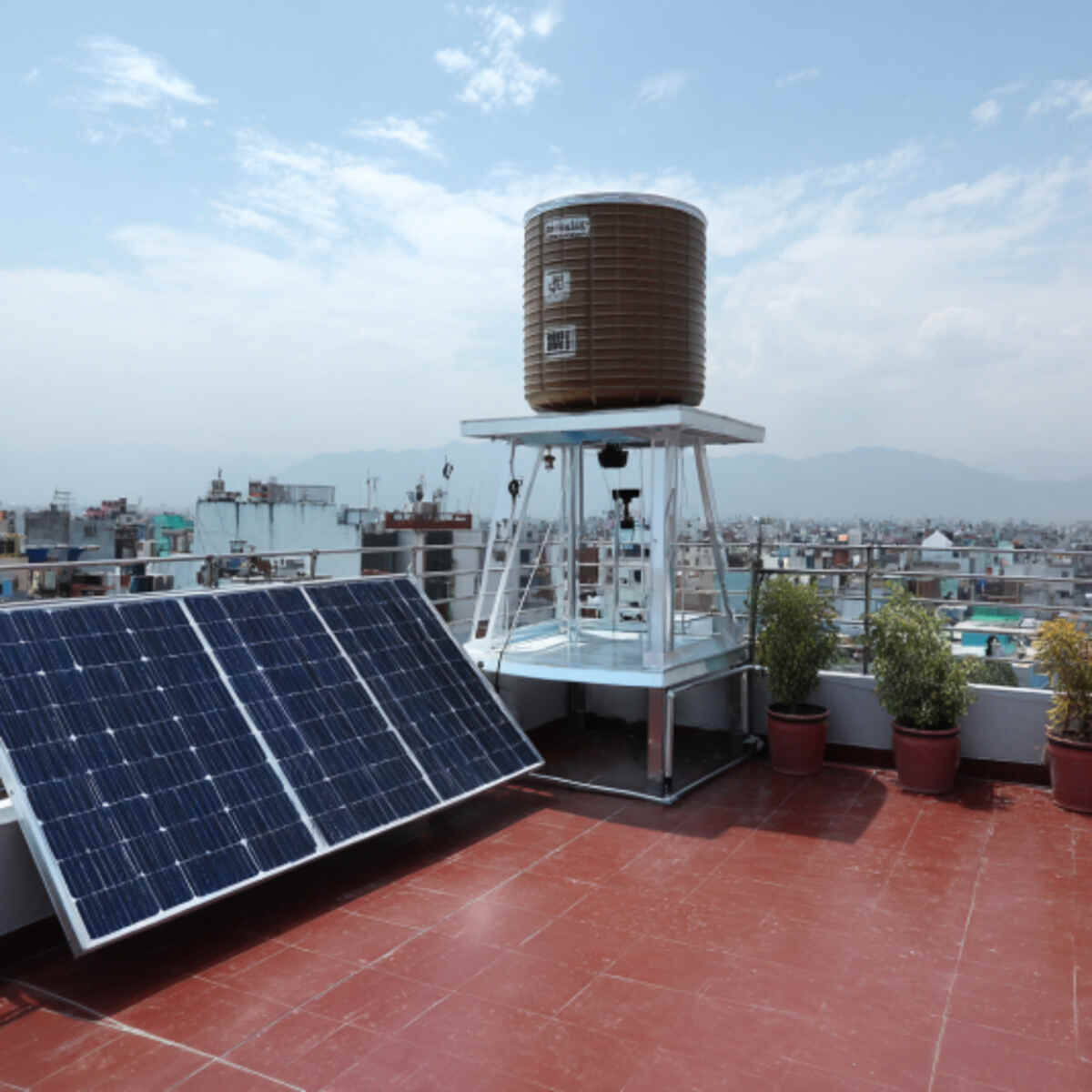 Solar-Powered Rainwater Purifier
