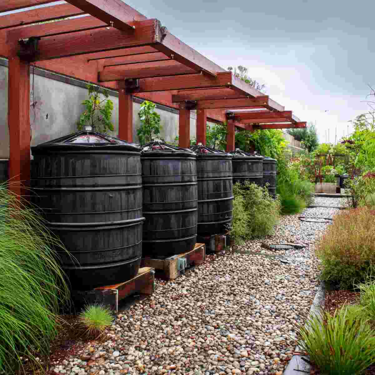 Rainwater Catchment Barrels