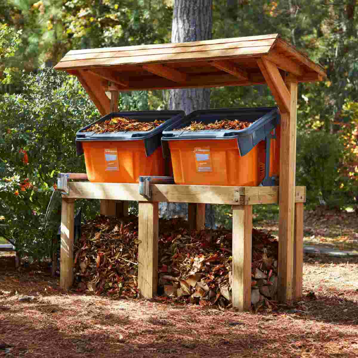 Mulch and Leaf Shredder Station