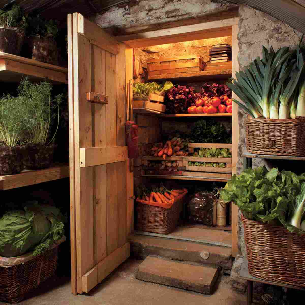 Cold Storage Root Cellar Nook
